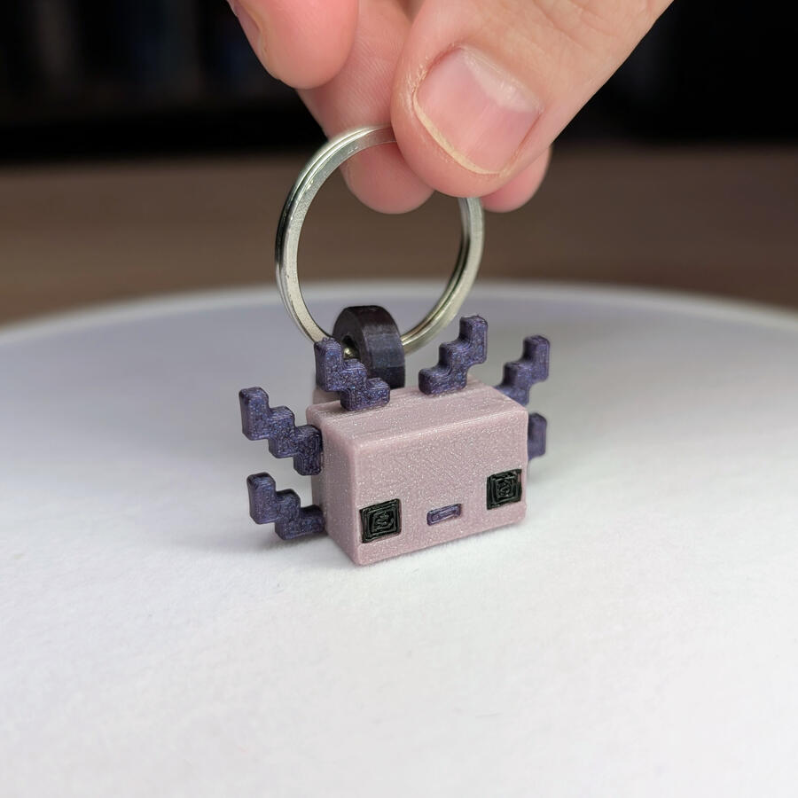 Stavebnice Axolotl z Minecraftu